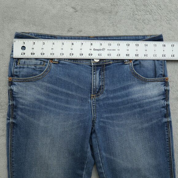 International Concepts Jeans Women's Size 6 Blue Low-Rise Skinny Leg 30" Inseam - Picture 14 of 15